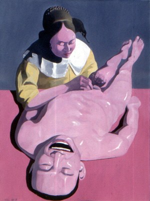 Yue Minjun You Are So Weimer